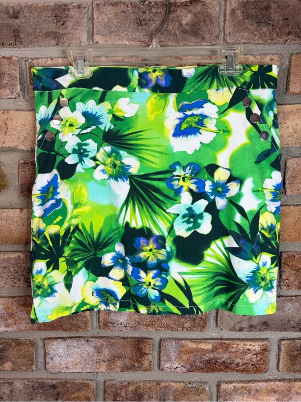 ONQUE Casual Tropical Floral Print Skort 146